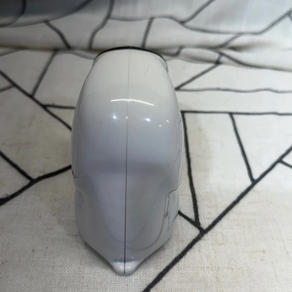 Scotch Dog Tape Dispenser Small White Red Bone Bowl Novelty Office Desk Decor